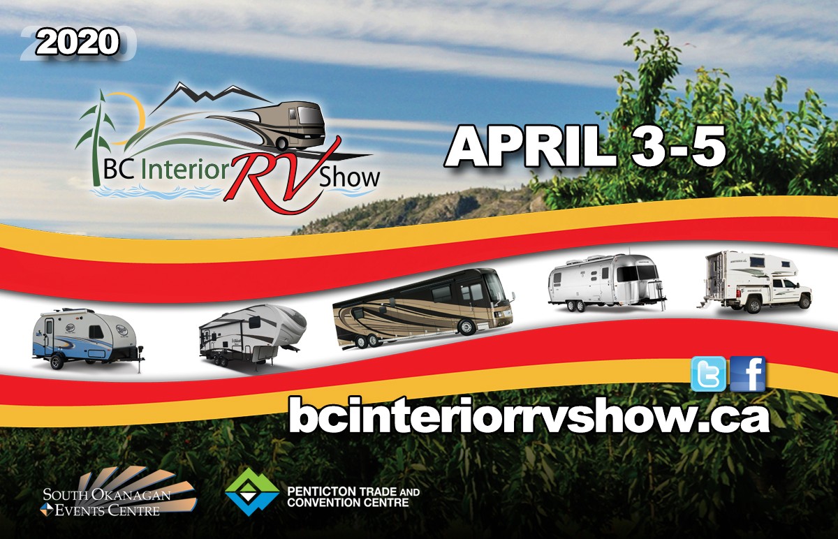 BC Interior RV Show April 3 - 5 2020 PTCC SOEC